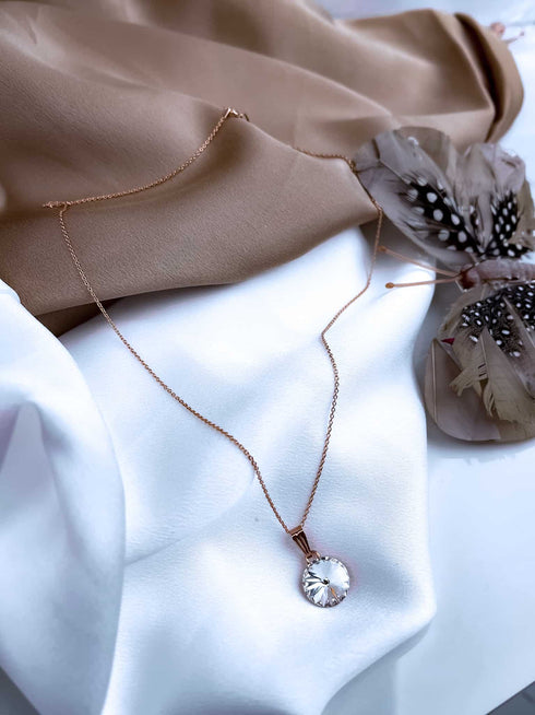 Necklace "Shining circle"